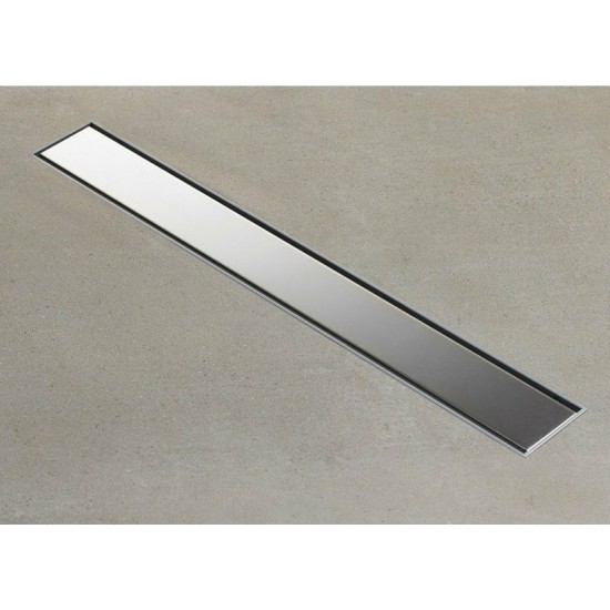 Κανάλι Ντουζiέρας Σιφών Tema 93738-1 80cm Ανοξείδωτο Χρωμέ με Μόνωση